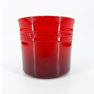Le Creuset Large Kitchen Utensil Crock in Red Ombré Cerise 2.3 Liter